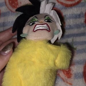 Disney Plush Villain Toy with Yellow and Black